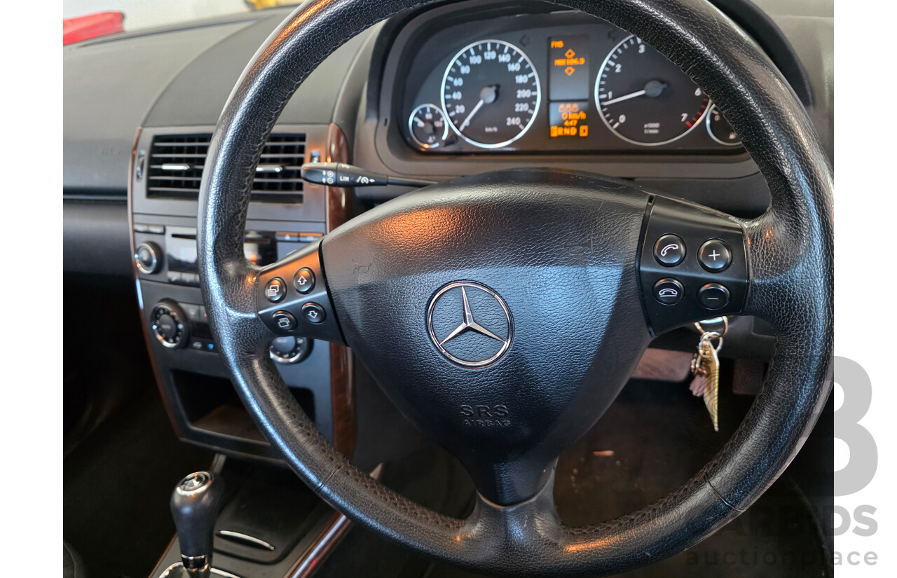 8/2005 Mercedes-Benz A170 Classic W169 5d Hatchback Silver 1.7L