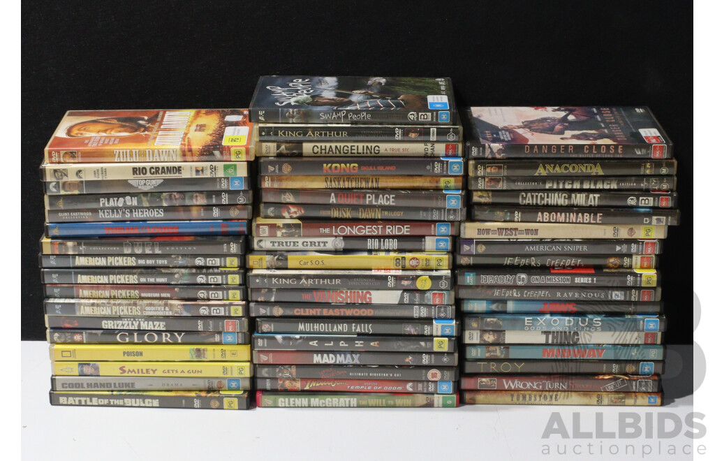 Box of Assorted DVDS