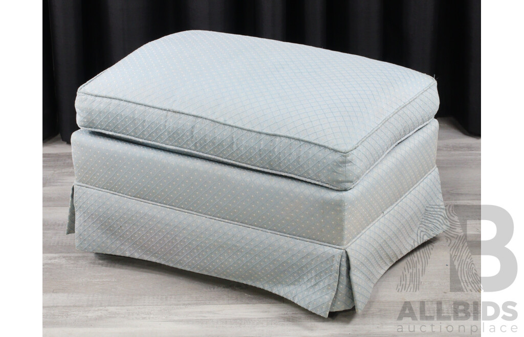 Fabric Armchair and Ottoman by TRS Furniture
