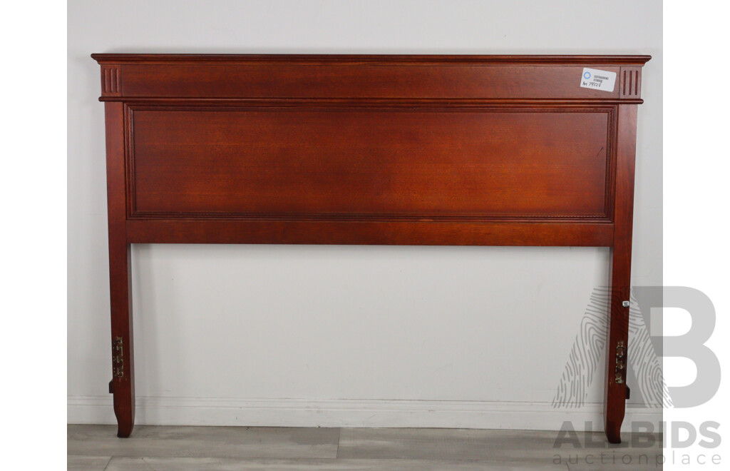 Mahogany Queen Sized Bed Frame by Burgess Furniture