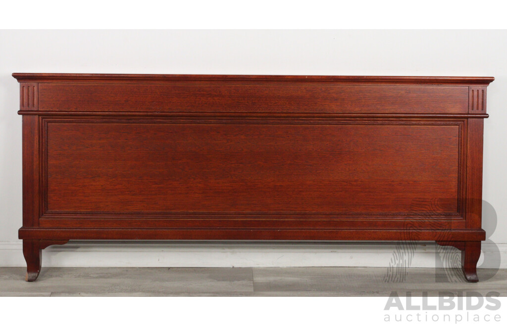 Mahogany Queen Sized Bed Frame by Burgess Furniture