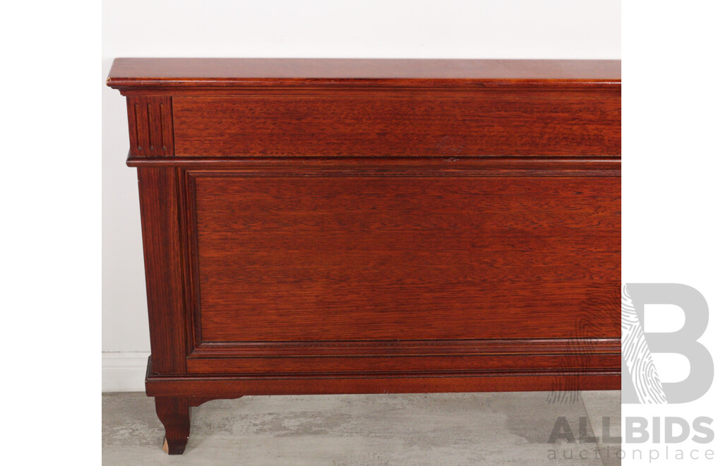 Mahogany Queen Sized Bed Frame by Burgess Furniture