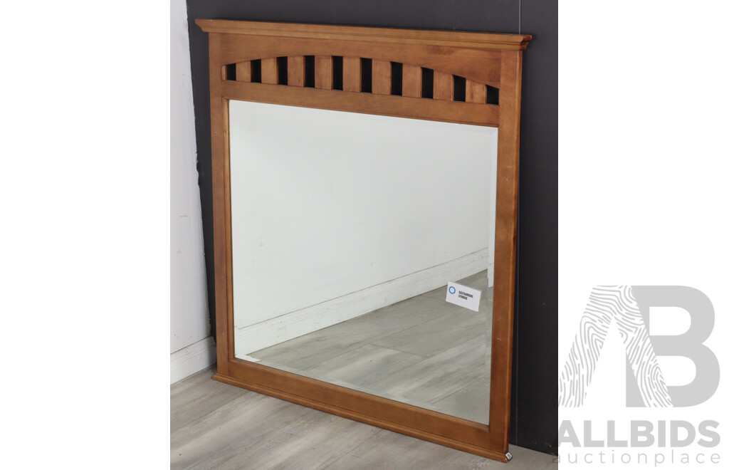 Timber Framed Bevelled Edge Mirror