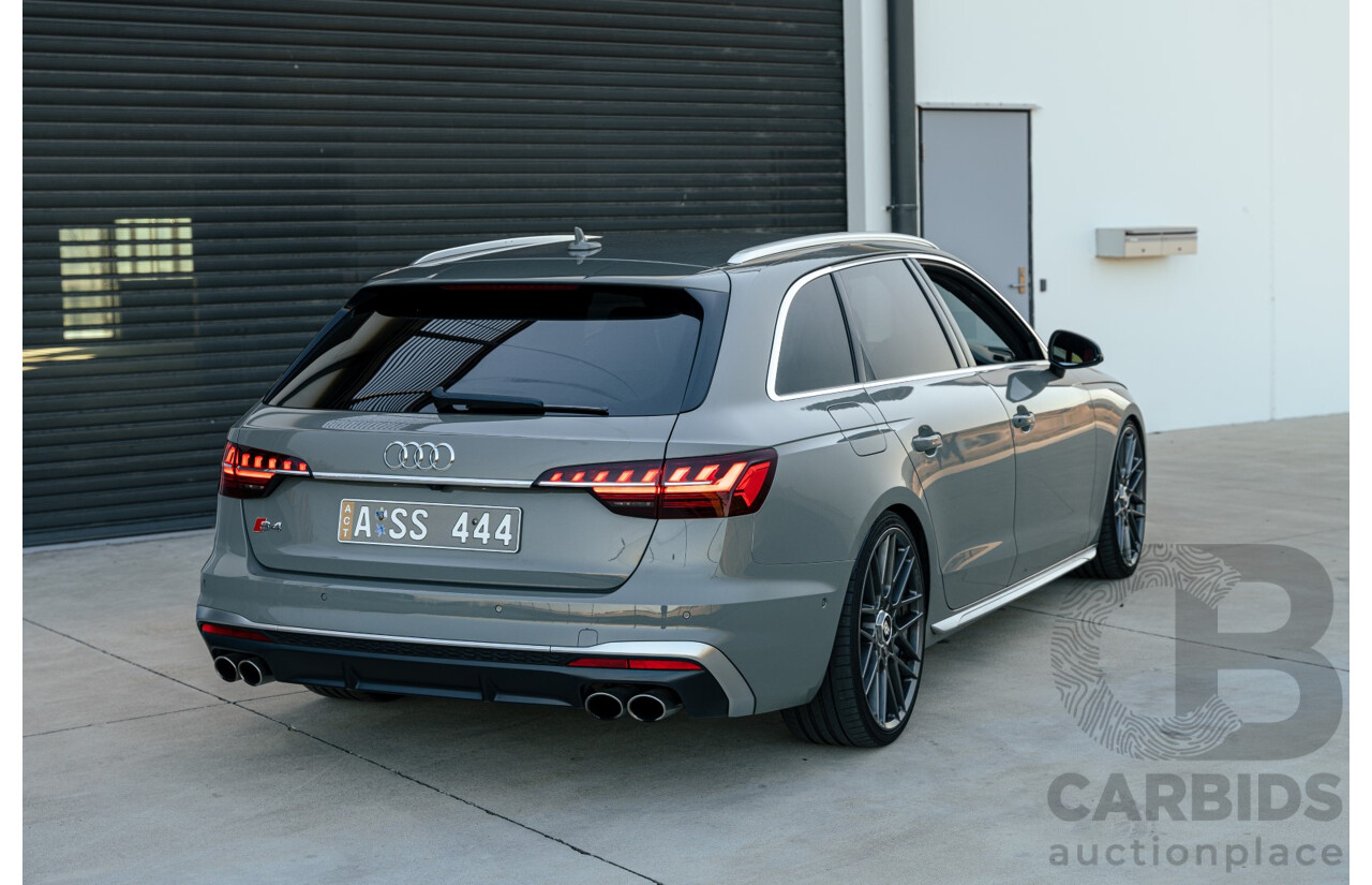 10/2020 Audi S4 Avant Quattro (AWD) B9.5 MY21 4d Wagon Quantum Grey Metallic Turbo V6 3.0L