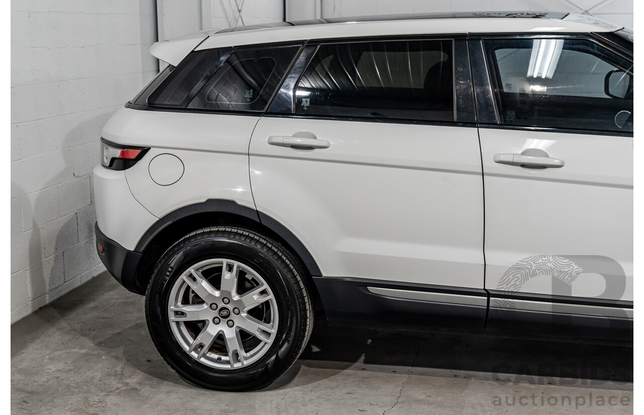 1/2013 Range Rover Evoque TD4 Pure LV 5d Wagon Fuji White Turbo Diesel 2.2L