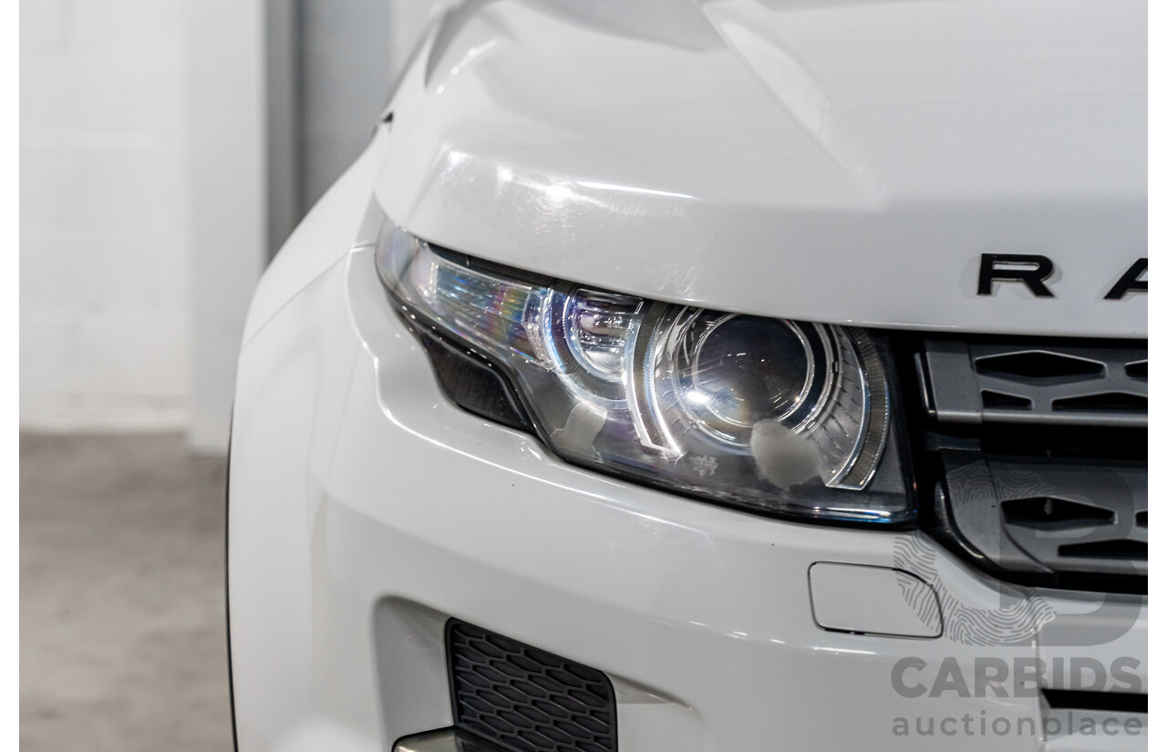 1/2013 Range Rover Evoque TD4 Pure LV 5d Wagon Fuji White Turbo Diesel 2.2L