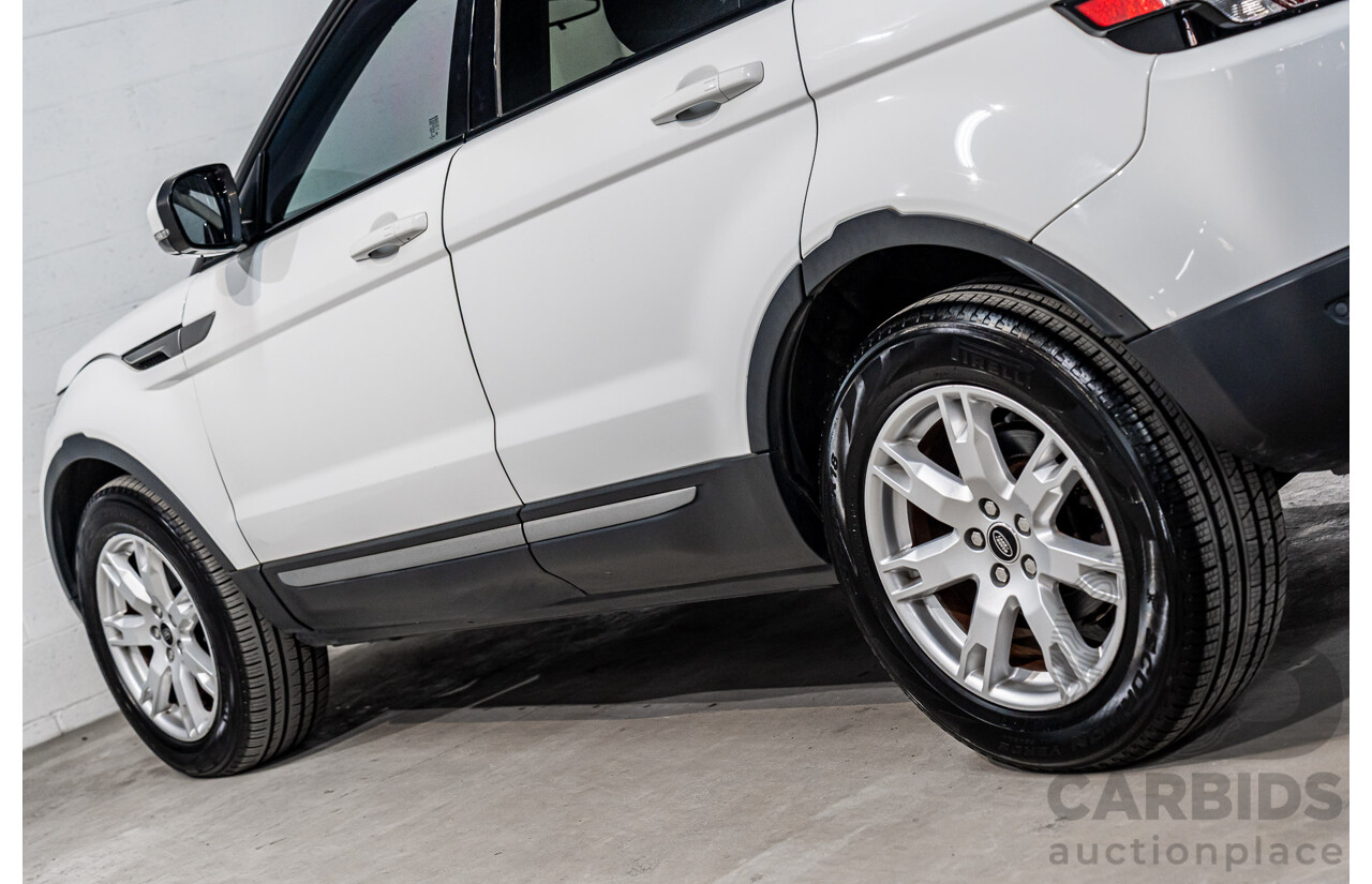 1/2013 Range Rover Evoque TD4 Pure LV 5d Wagon Fuji White Turbo Diesel 2.2L