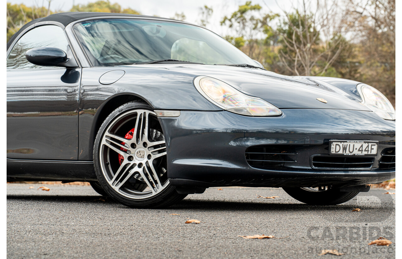 6/2004 Porsche Boxster S 986 MY04 2d Roadster Atlas Grey Metallic 3.2L