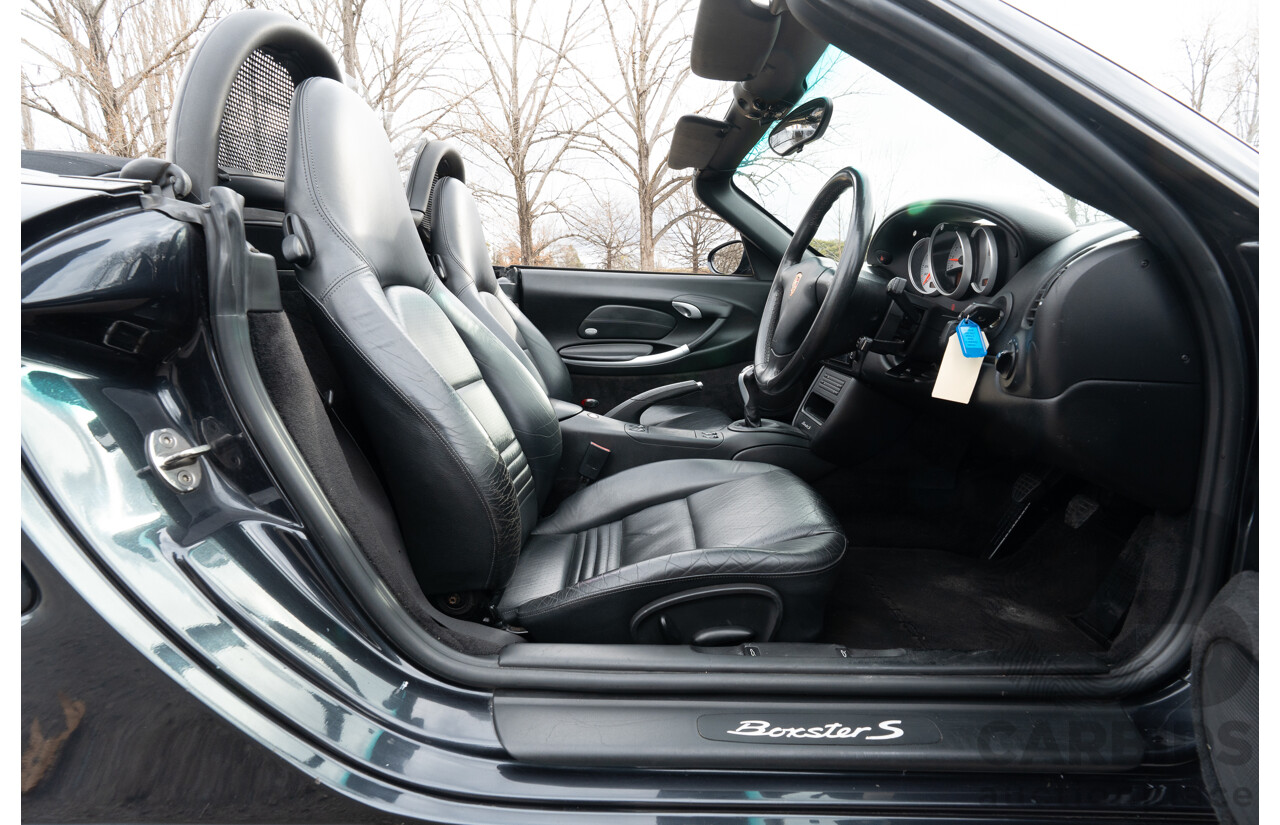 6/2004 Porsche Boxster S 986 MY04 2d Roadster Atlas Grey Metallic 3.2L