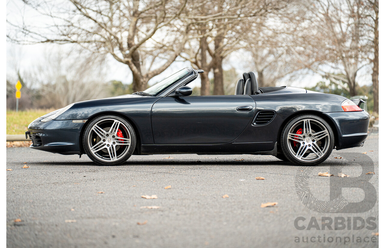 6/2004 Porsche Boxster S 986 MY04 2d Roadster Atlas Grey Metallic 3.2L
