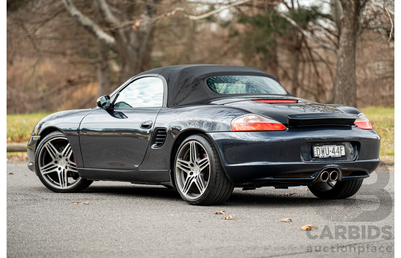 6/2004 Porsche Boxster S 986 MY04 2d Roadster Atlas Grey Metallic 3.2L