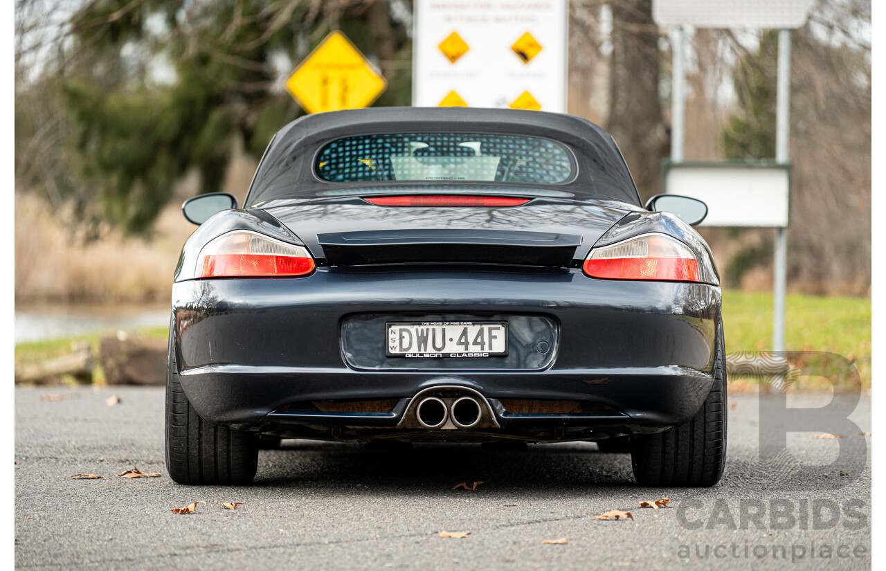 6/2004 Porsche Boxster S 986 MY04 2d Roadster Atlas Grey Metallic 3.2L