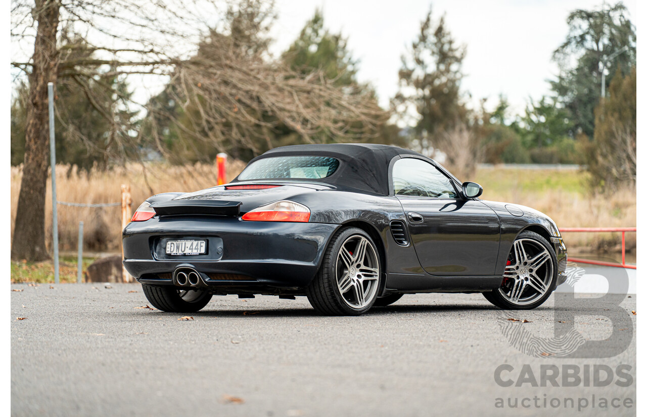 6/2004 Porsche Boxster S 986 MY04 2d Roadster Atlas Grey Metallic 3.2L