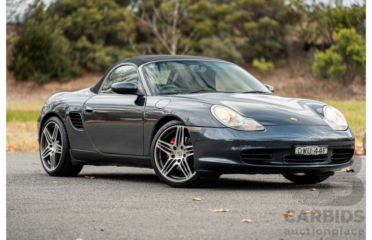 6/2004 Porsche Boxster S 986 MY04 2d Roadster Atlas Grey Metallic 3.2L