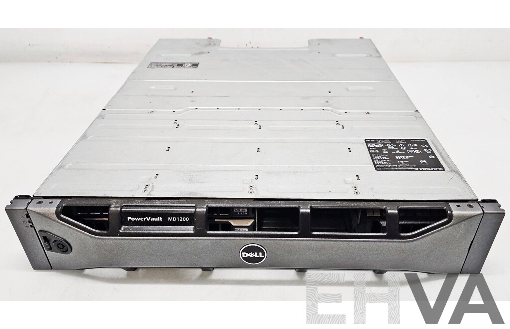 Dell (E03J) Powervault MD1200 12-Bay SAS Storage Array W/ 24TB Storage
