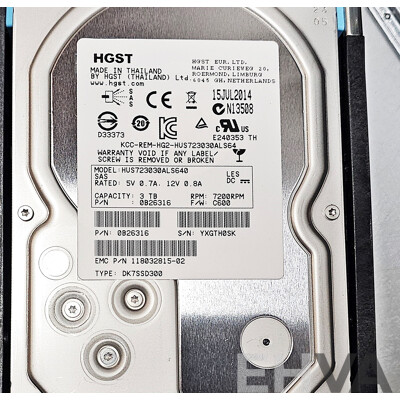 EMC (KTN-STL3) 15-Bay Hard Drive Array W/ 18TB of Total Storage