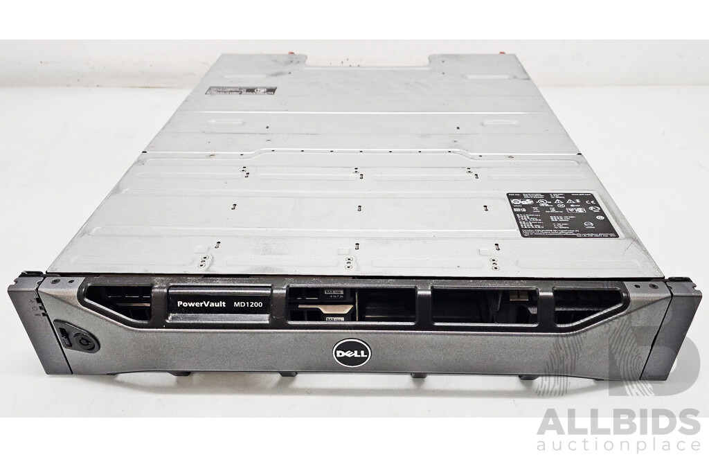 Dell (E03J) Powervault MD1200 12-Bay SAS Storage Array W/ 24TB Storage