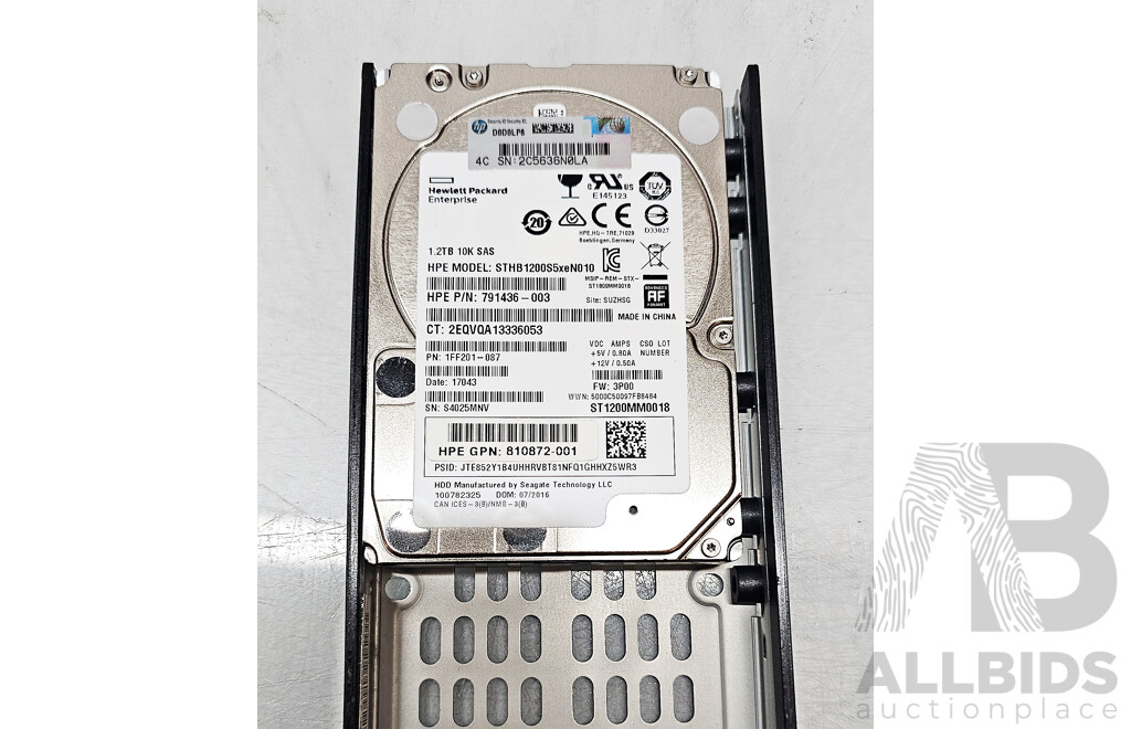 HP (3PARA-ST1111) StoreServe 8000 24-Bay Drive Enclosure W/ 24TB Storage & Modules