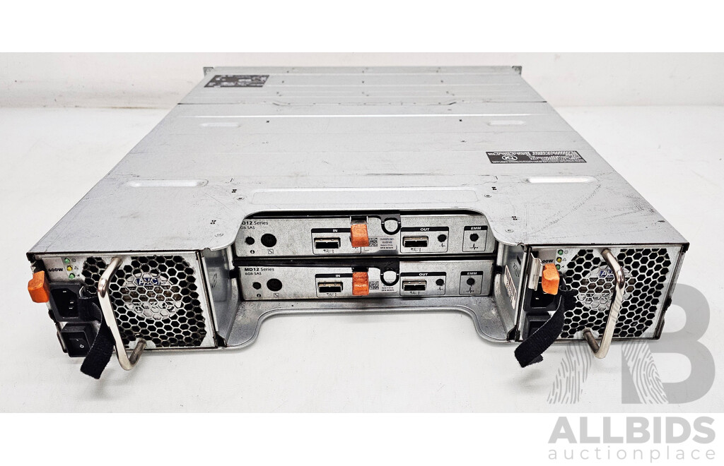 Dell (E03J) Powervault MD1200 SAS Storage Array W/ 10TB