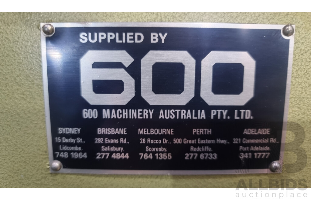 Industrial Startrite Horizontal Bandsaw