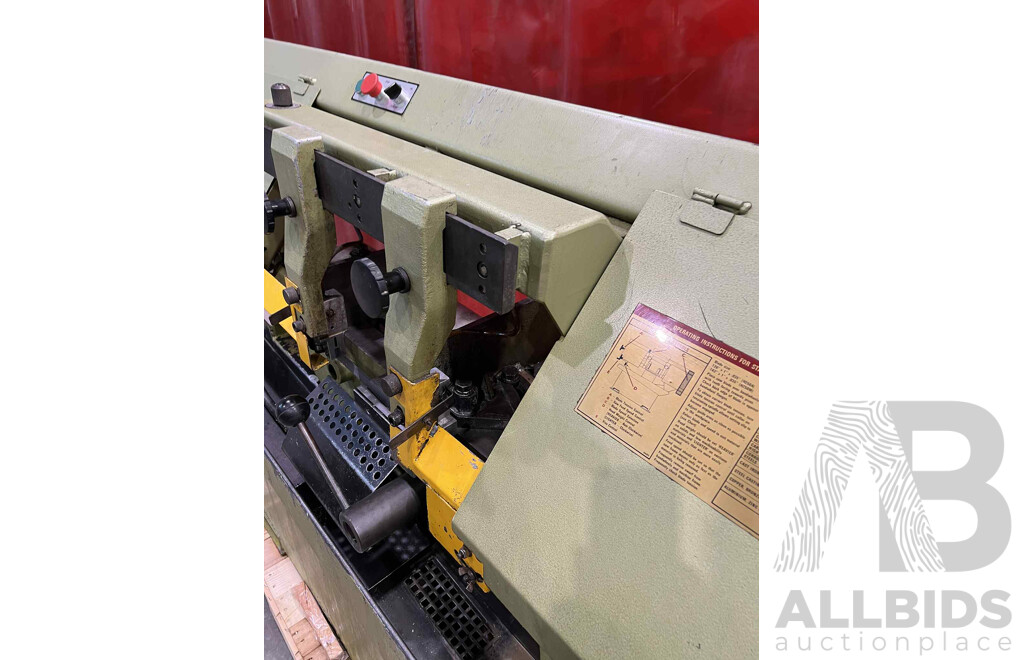 Industrial Startrite Horizontal Bandsaw