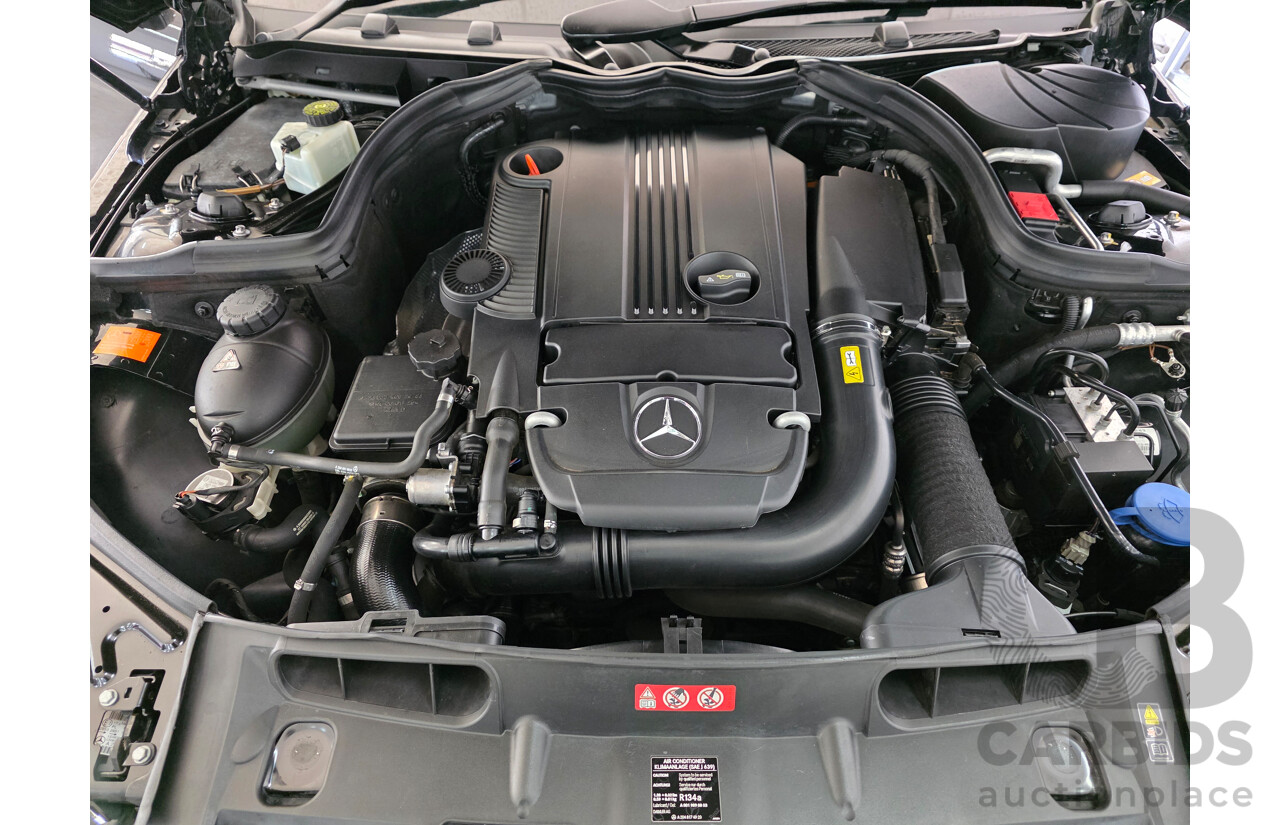6/2013 Mercedes-Benz C250 Avantgarde BE W204 MY13 4d Sedan Black Turbo 1.8L
