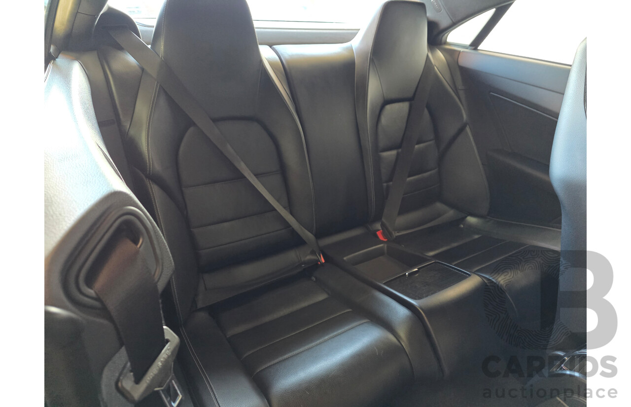 2/2012 Mercedes-Benz E250 CGI Elegance 207 MY11 2d Coupe Grey Turbo 1.8L