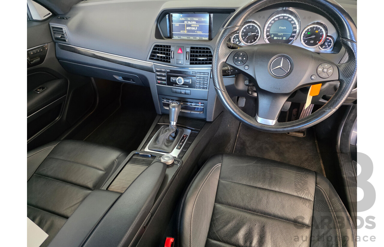 2/2012 Mercedes-Benz E250 CGI Elegance 207 MY11 2d Coupe Grey Turbo 1.8L