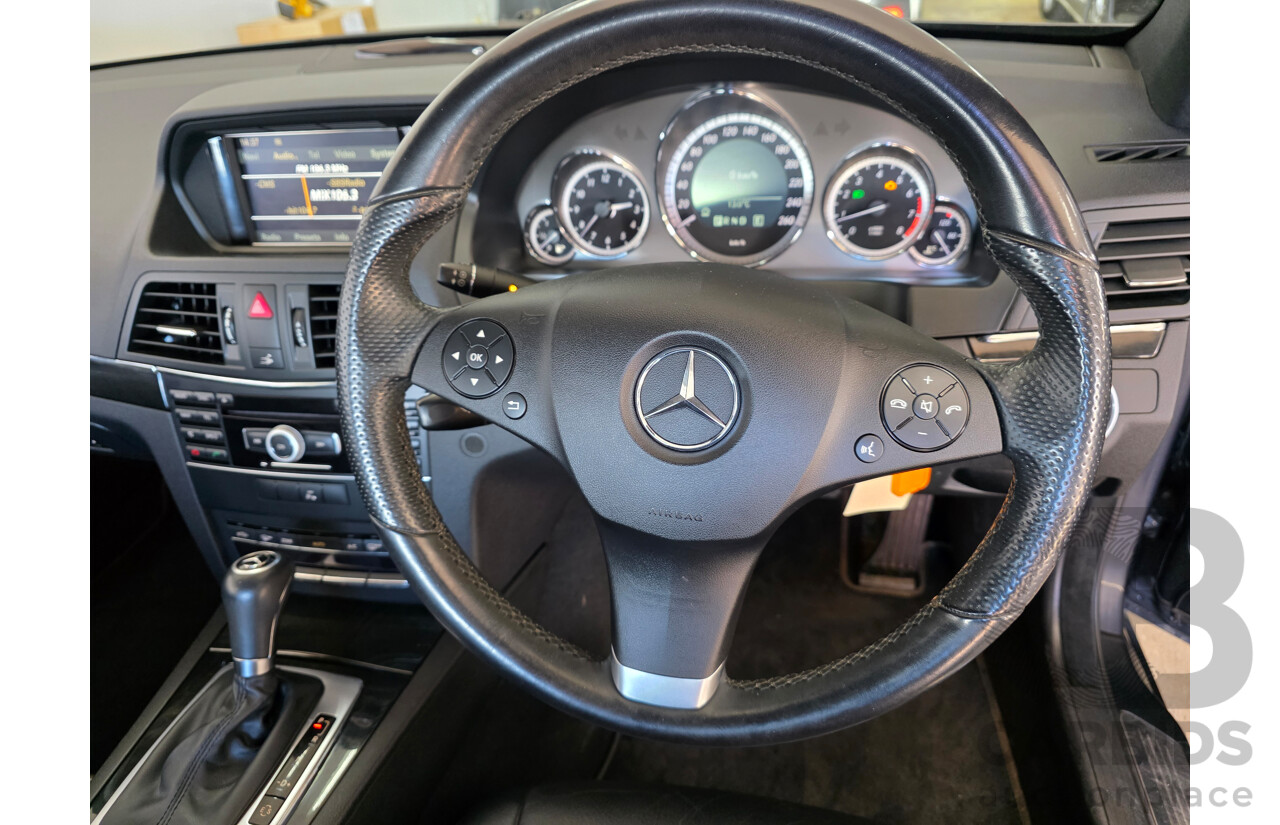 2/2012 Mercedes-Benz E250 CGI Elegance 207 MY11 2d Coupe Grey Turbo 1.8L
