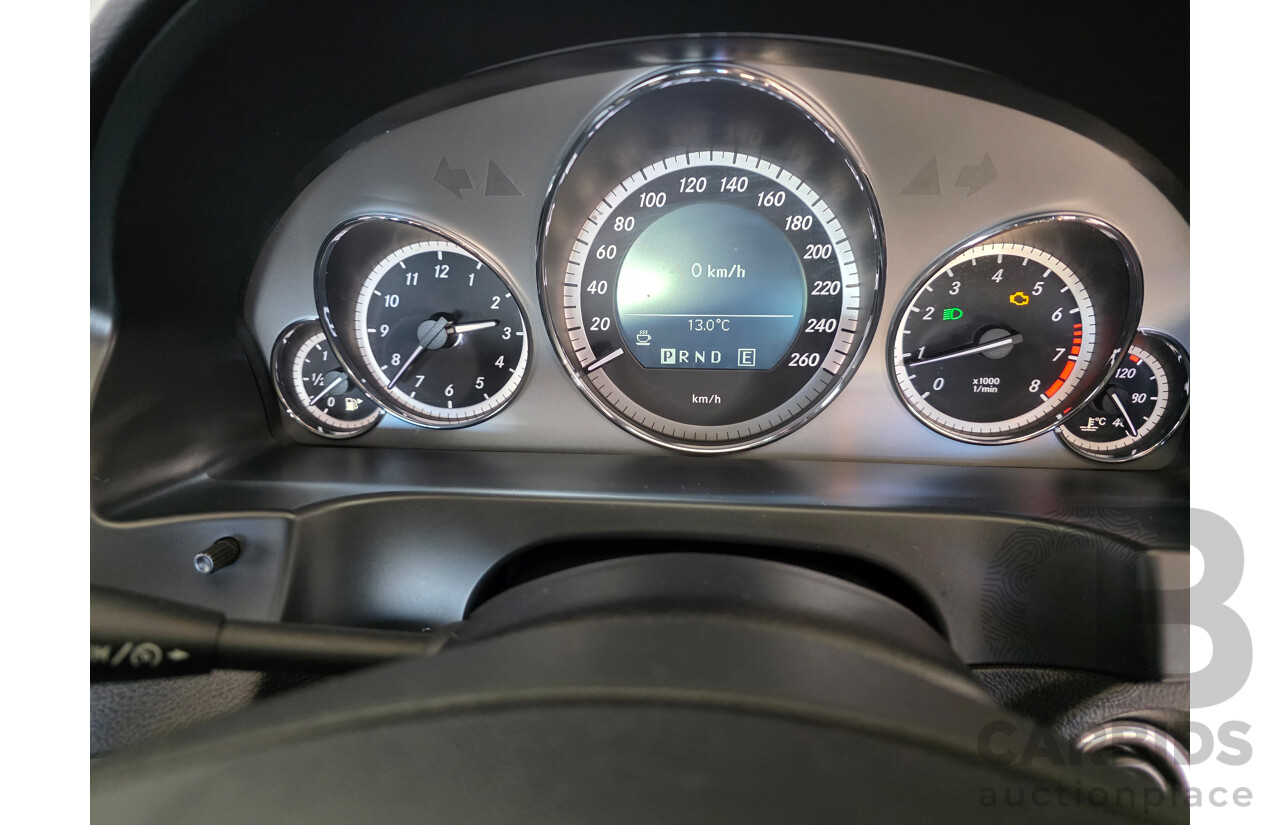 2/2012 Mercedes-Benz E250 CGI Elegance 207 MY11 2d Coupe Grey Turbo 1.8L