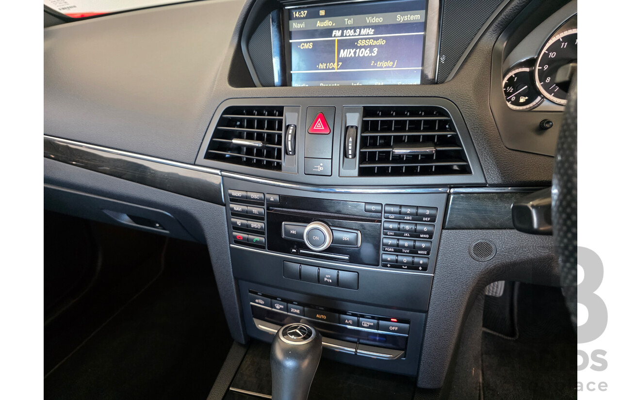 2/2012 Mercedes-Benz E250 CGI Elegance 207 MY11 2d Coupe Grey Turbo 1.8L