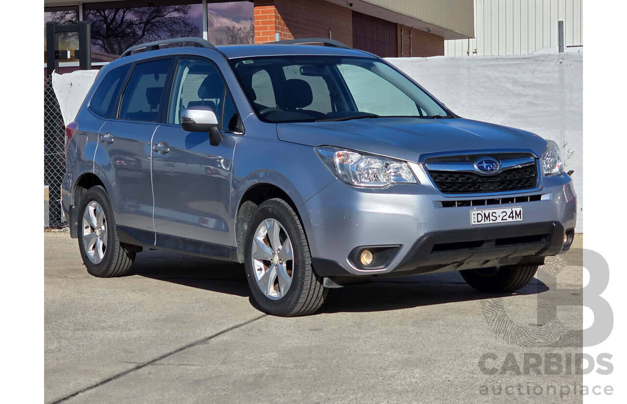 6/2015 Subaru Forester 2.5i MY14 4d Wagon Silver 2.5L