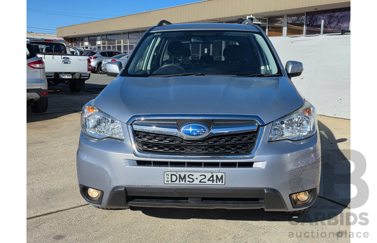 6/2015 Subaru Forester 2.5i MY14 4d Wagon Silver 2.5L