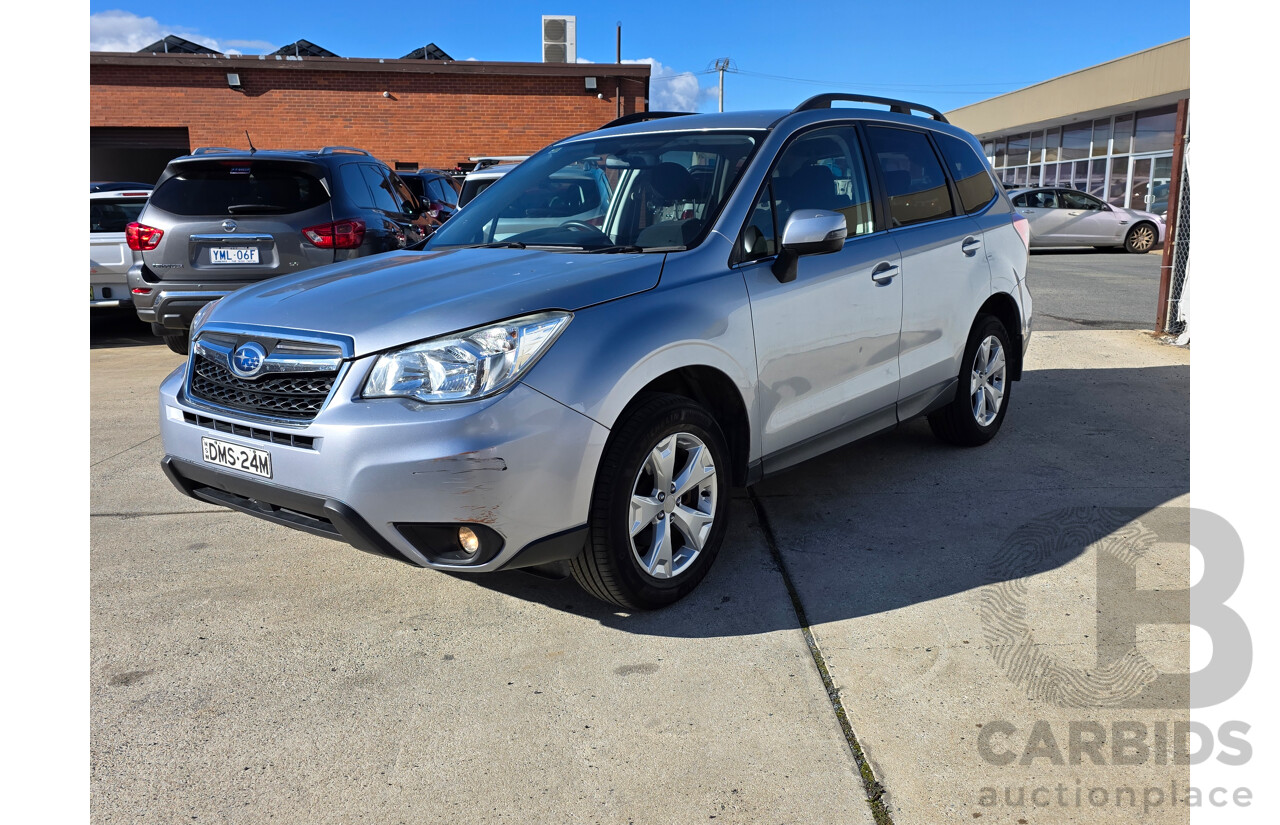 6/2015 Subaru Forester 2.5i MY14 4d Wagon Silver 2.5L