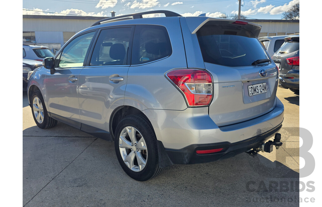 6/2015 Subaru Forester 2.5i MY14 4d Wagon Silver 2.5L