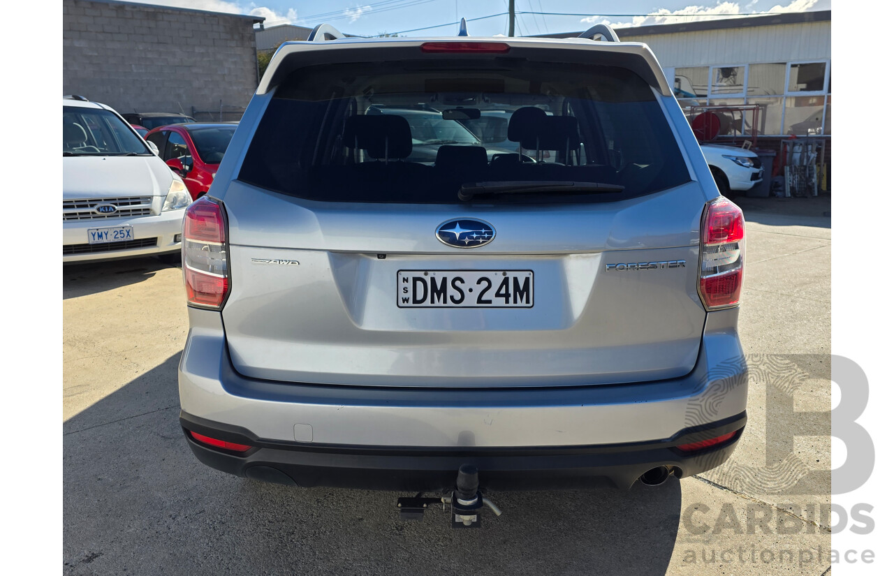 6/2015 Subaru Forester 2.5i MY14 4d Wagon Silver 2.5L