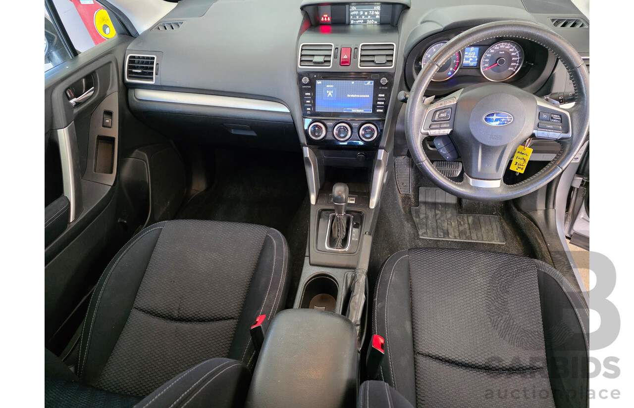 6/2015 Subaru Forester 2.5i MY14 4d Wagon Silver 2.5L
