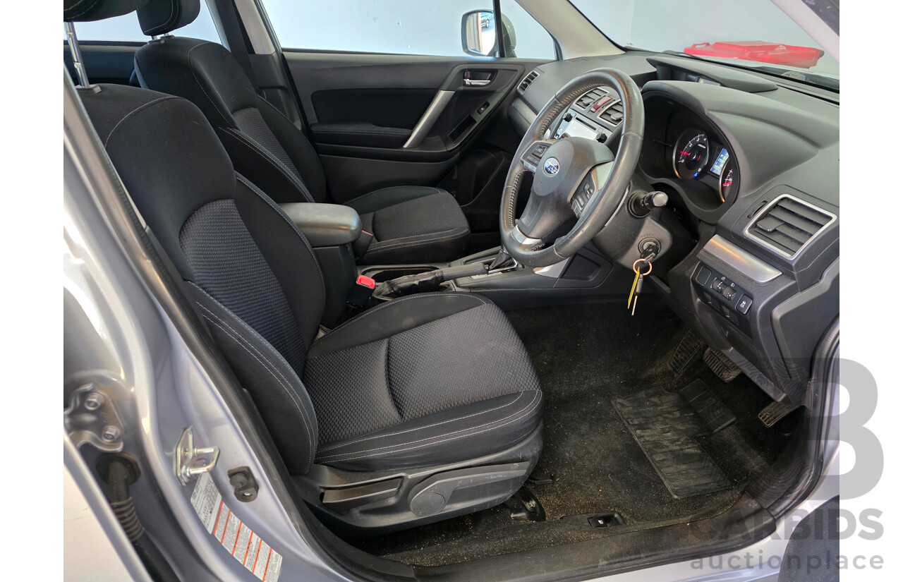 6/2015 Subaru Forester 2.5i MY14 4d Wagon Silver 2.5L