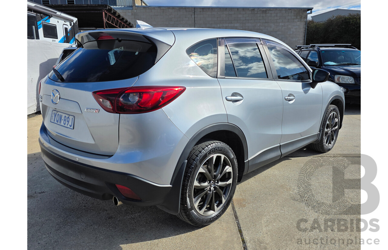 1/2015 Mazda CX-5 GT (4x4) MY15 4d Wagon Silver Turbo Diesel 2.2L