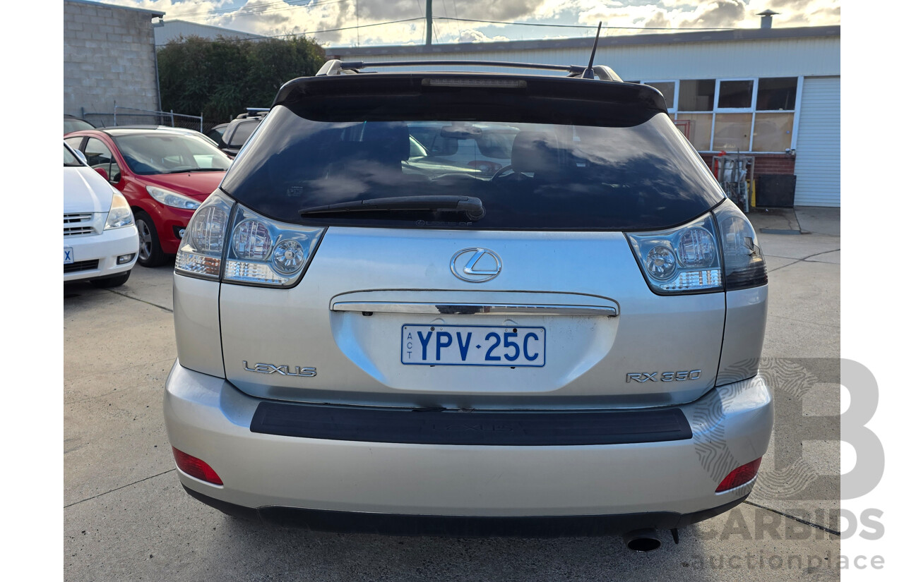 7/2007 Lexus RX350 Sports Luxury GSU35R 07 UPGRADE 4d Wagon Silver 3.5L