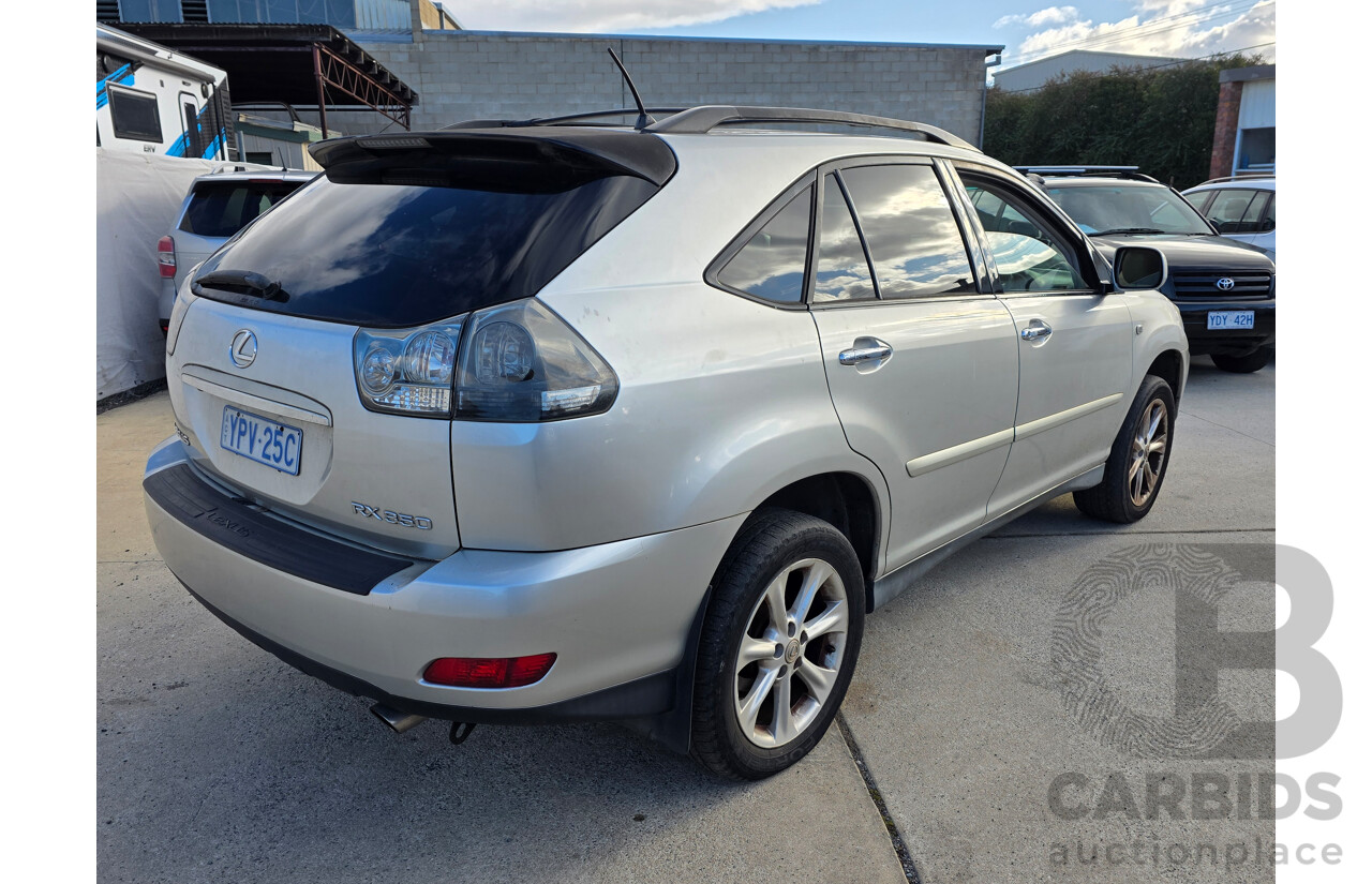 7/2007 Lexus RX350 Sports Luxury GSU35R 07 UPGRADE 4d Wagon Silver 3.5L