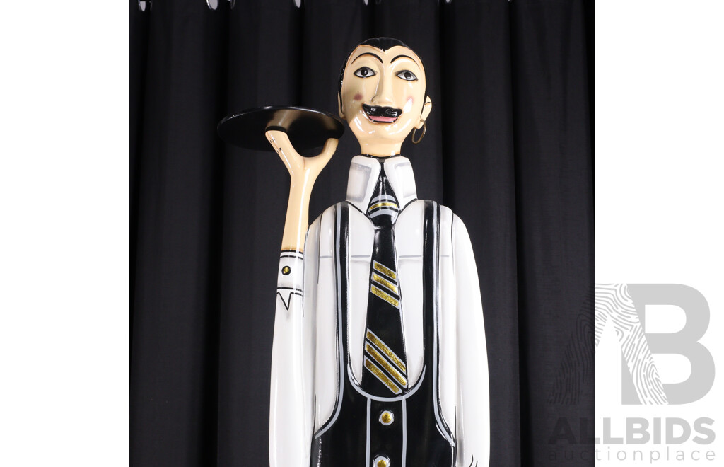 Toms Drag Steward L Alphonse Waiter Statue by Tom's Company