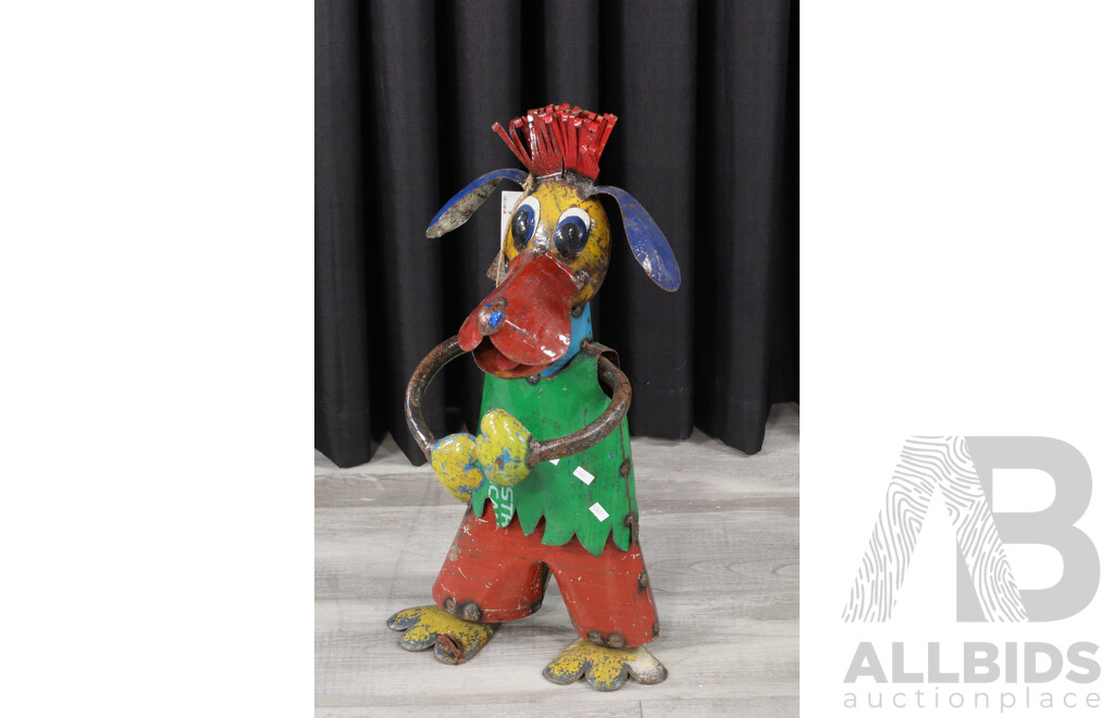 Standing Metal Dog Figure by EE.I.EE.I.O