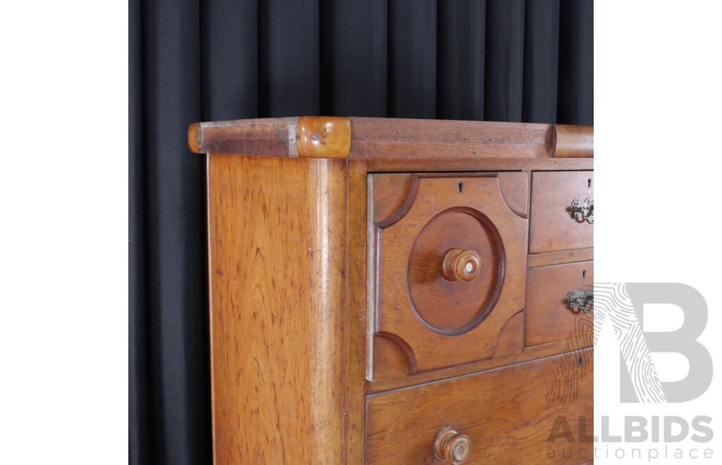 Victorian Mahogany Chest of Seven Drawers