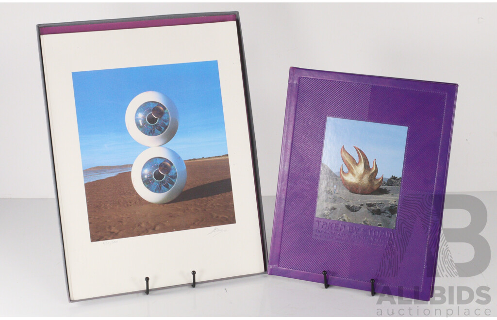 Limited Edition 432 of 500, 'Taken by Storm: The Album Art of Storm Thorgerson' Signed by Storm Thorgerson, Genesis Publications, 2007, Includes Four Limited Edition Prints Signed by the Artist, Hard Cover