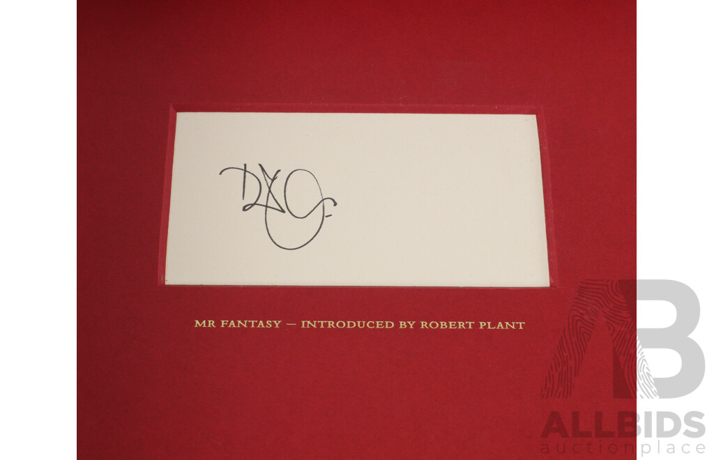 Limited Edition 17 of 900, 'Mr Fantasy: the Lyrics of Jim Capaldi'  Signed by Robert Plant, Steve Winwood & Aninha Capaldi, with 7 Inch Single, Genesis Publications, 2012, Hard Cover in Solander Case