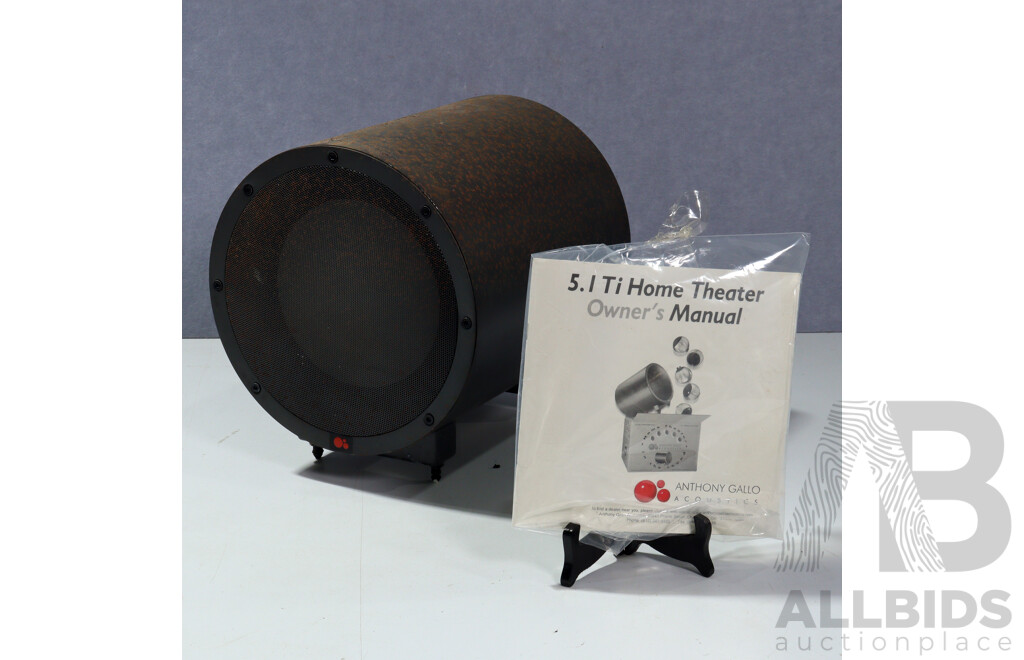 Retro Anthony Gallo Acoustics Powered Subwoofer, Model TR 3