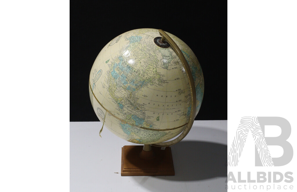 Contamprary Rotating World Globe