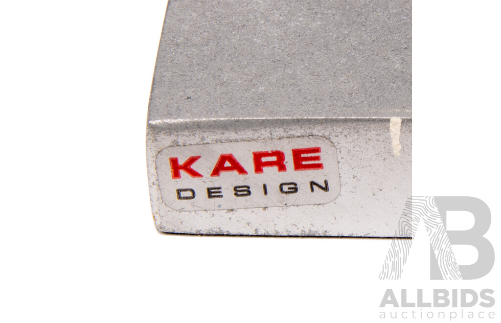 Pair of Chrome B-52 Book Ends by Kare Design