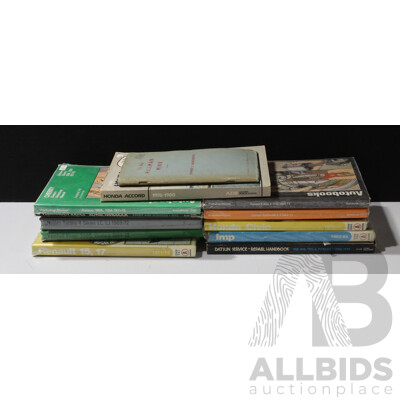 Collection of Early Auto Manuels Inc Honda Civic and Datsun